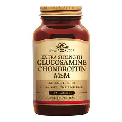 SOLGAR GLUCOSAMINE CHONDROITIN MSM 120 TABL